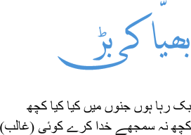 بھیّا کی بڑ